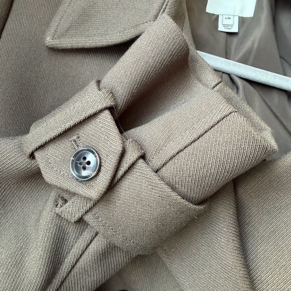 RW&CO. Long Trench Coat - Women Size Large - Picture 8 of 8